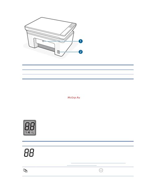 индикаторы принтера схема